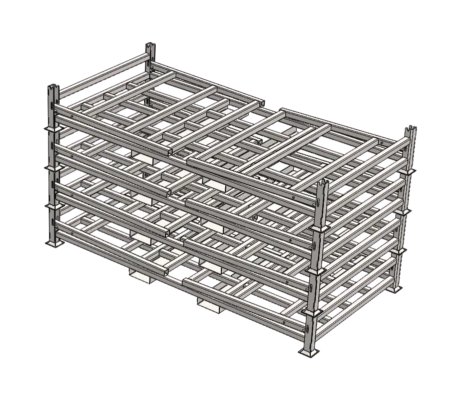 nestainer stackable storage racks