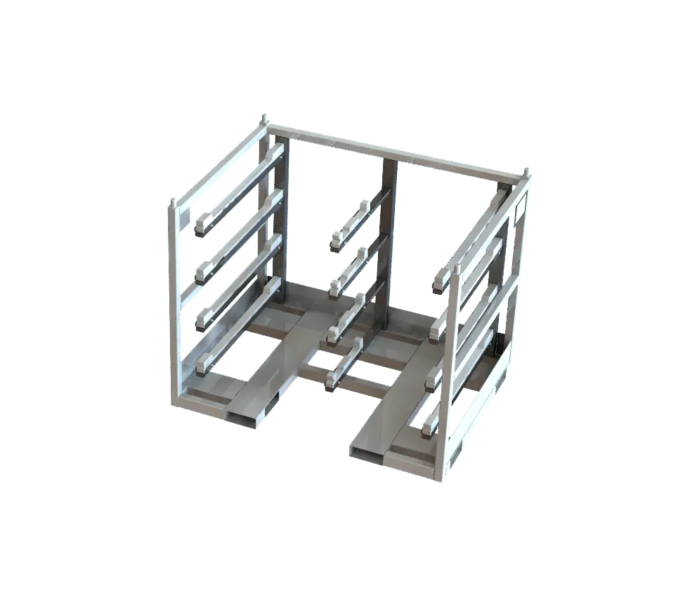 steel stack rack