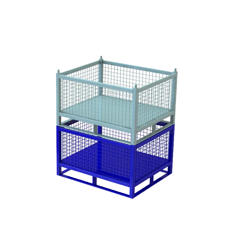 metal storage bins