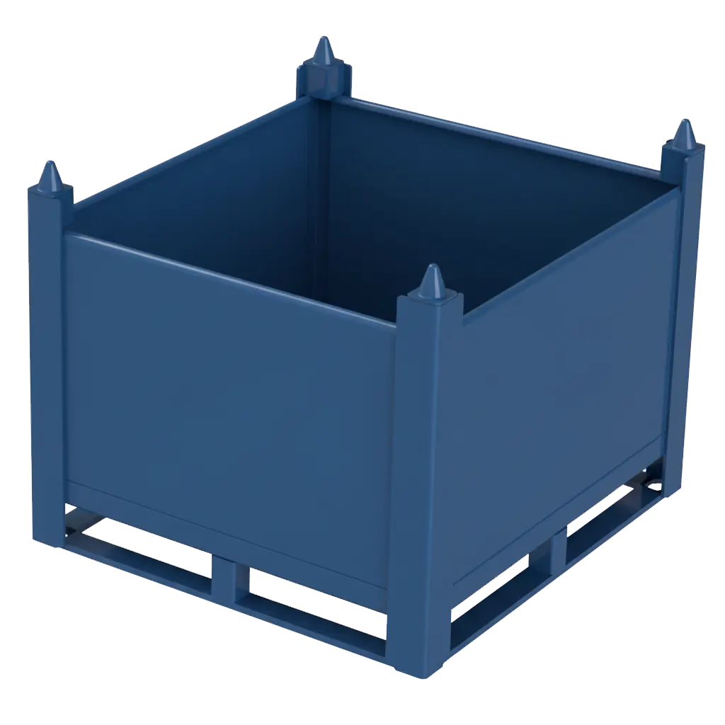 industrial metal storage bins