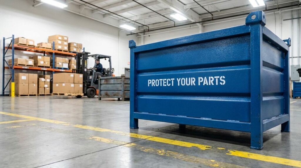 Container Guide Steel Complete Metal Storage Container Guide for Warehouses