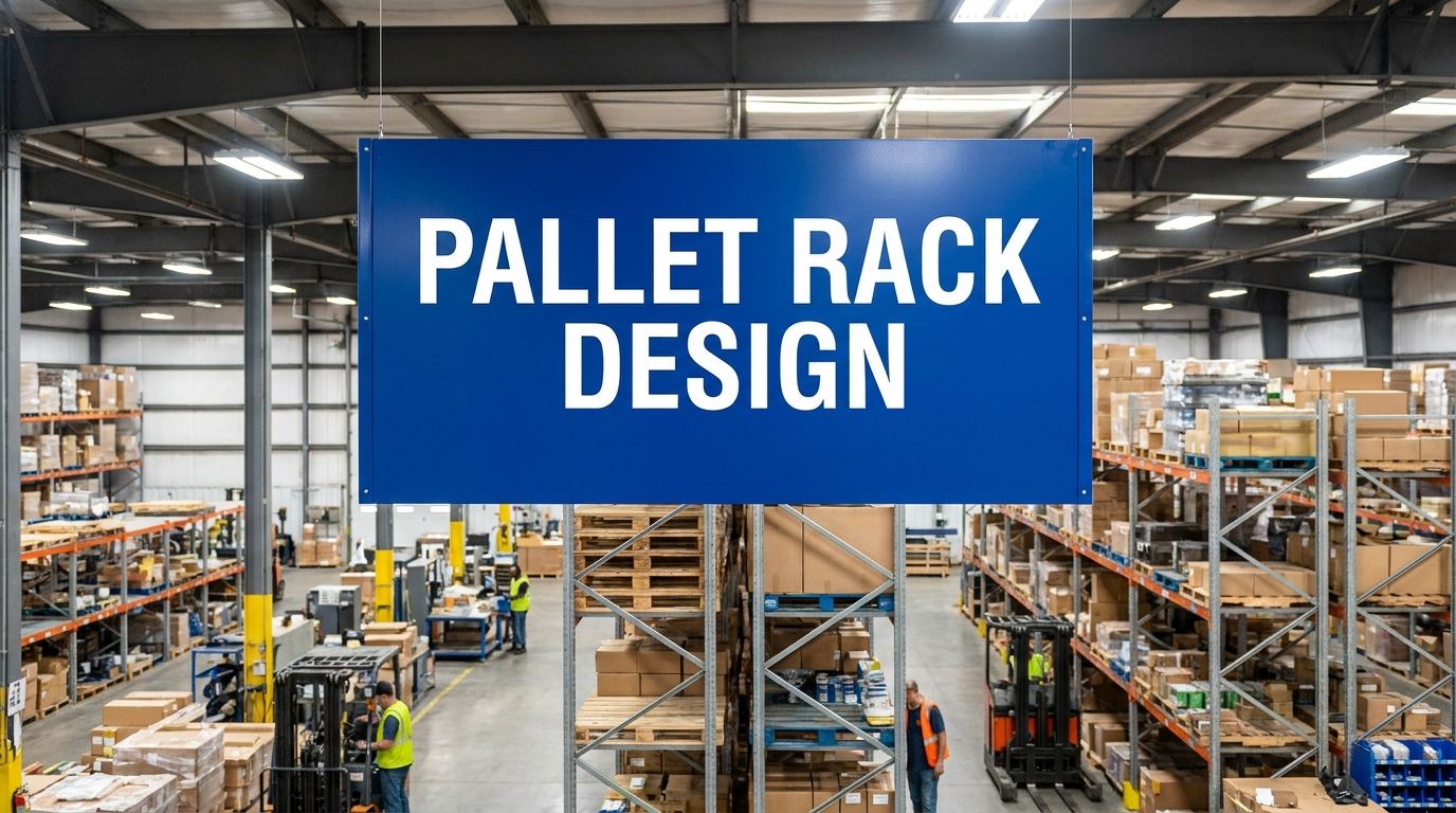 Pallet rack design guide for warehouses and manufacturing facilities